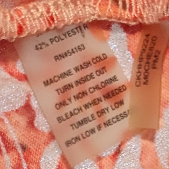 3/$15** Calvin Klein Sheer Embellished Tank Top - Picture 5 of 6